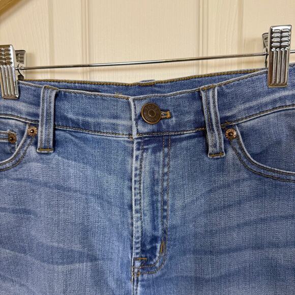 J. Crew Lookout Highrise Jean Shorts Size 28 Cutoff Medium Blue EUC - Picture 3 of 5